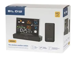 Stacja pogodowa bezprzewodowa BLOW WS104 czarna