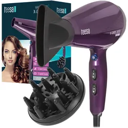 Suszarka do włosów TEESA X-DRY 300 jonizacja   dyfuzor   koncentrator