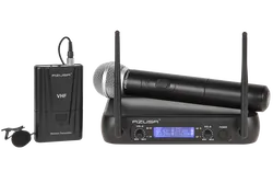 System 2 mikrofonów bezprzewodowych 1x mikrofon do ręki   1x klip Azusa WR-358LD