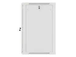 Szafa instalacyjna RACK wisząca 19'' 18U 600x600 drzwi szklane Lanberg - szara