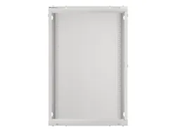 Szafa instalacyjna RACK wisząca 19'' 18U 600x600 drzwi szklane Lanberg - szara