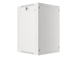 Szafa instalacyjna RACK wisząca 19'' 18U 600x600 drzwi szklane Lanberg - szara