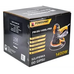 Szlifierka do gipsu Powermat PM-DG-1400L-PRO