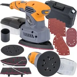 Szlifierka oscylacyjna mimośrodowa 125 mm 1200W Powermat PM-SMO-3W1T multiszlifierka 3w1
