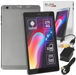 Tablet BLOW 8" PlatinumTAB8 V3 4G LTE WiFi GPS Bluetooth Android 12