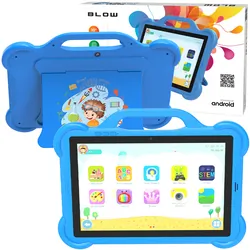 Tablet edukacyjny dla dzieci BLOW KidsTAB10 10'' 4G 4/64GB niebieski   etui