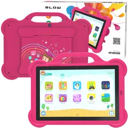 Tablet edukacyjny dla dzieci BLOW KidsTAB10 10'' 4G 4/64GB różowy   etui