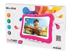 Tablet edukacyjny dla dzieci BLOW KidsTAB7 V2 7 cali 4/32GB 2MP   różowe etui