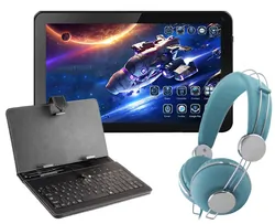 Tablet edukacyjny dla dzieci 4G   słuchawki   klawiatura