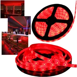 Taśma pasek LED ART 8mm 5m IP65 4.8W/m 60xLED/m czerwony
