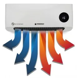 Termowentylator - kurtyna powietrzna Powermat PM-GC-3000DL   pilot