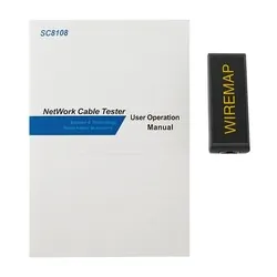 Tester okablowania LAN RJ45 RJ12 BNC Qoltec