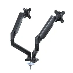 Uchwyt biurkowy gazowy 2 monitory LED/LCD 13-27 cala   PIVOT - ART UM-116