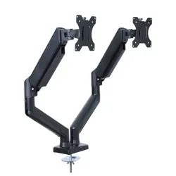Uchwyt biurkowy gazowy 2 monitory LED/LCD 13-27 cala   PIVOT - ART UM-116