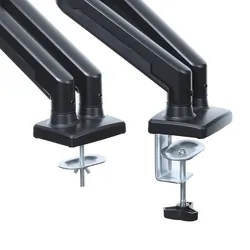 Uchwyt biurkowy gazowy 2 monitory LED/LCD 13-27 cala   PIVOT - ART UM-116