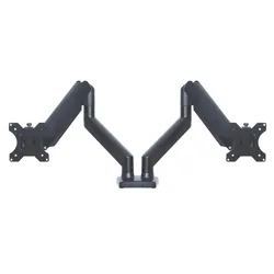 Uchwyt biurkowy gazowy 2 monitory LED/LCD 13-27 cala   PIVOT - ART UM-116