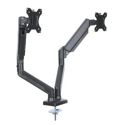 Uchwyt biurkowy gazowy 2 monitory LED/LCD 13-27 cala   PIVOT - ART UM-116