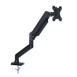 Uchwyt biurkowy gazowy do 1 monitora LED/LCD 13-27 cala   PIVOT - ART UM-115
