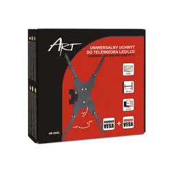Uchwyt do telewizora ścienny ART AR-06XL do TV LCD 19-46&quot; 35kg z regulacją pion i poziom