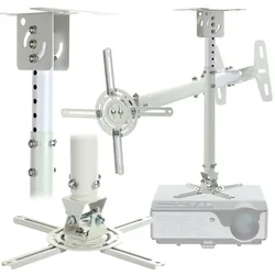 Uchwyt sufitowy podwieszany do projektora multimedialnego 45-76cm 15KG P-107w ART biały