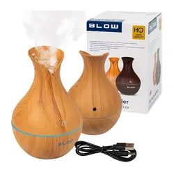 Ultradźwiękowy nawilżacz powietrza BLOW H-03 aromaterapia - jasne drewno