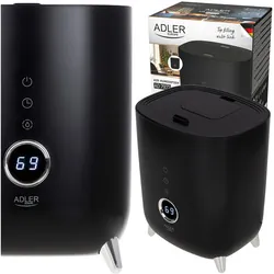 Ultradźwiękowy nawilżacz powietrza LED Adler AD 7972 - czarny