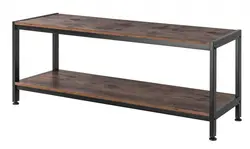 Uniwersalny stojak pod tv, tuner, multimedia 40KG SM-01 ART 120cm 2-półki