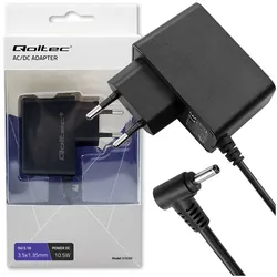 Uniwersalny zasilacz wtyczkowy Qoltec 10.5W 5V 2.1A 3.5*1.35mm