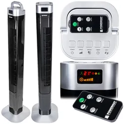 Wentylator kolumnowy 121 cm 90W Powermat Black Tower-120   pilot
