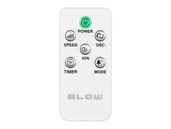 Wentylator kolumnowy podłogowy XXL 121cm z jonizacją 90W - kolor biały