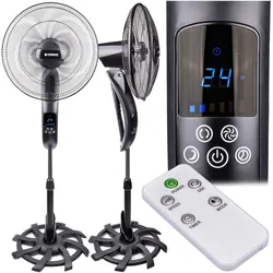Wentylator podłogowy 135cm 80W LCD Powermat ST-5   pilot