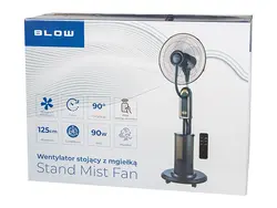 Wentylator stojący klimator  podłogowy z funkcją mgiełki 16 cali 90W - kolor czarny