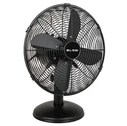 Wentylator stołowy biurkowy 12 cali 30 cm 50W - kolor czarny