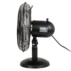 Wentylator stołowy biurkowy 12 cali 30 cm 50W - kolor czarny