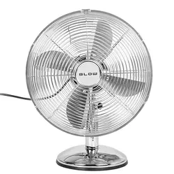 Wentylator stołowy biurkowy 12 cali 30 cm 50W - kolor srebrny
