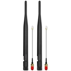 Wewnętrzna antena dookólna Wi-Fi 2.4/2.5 GHz 5.1/5.8 GHz Qoltec 5dBi