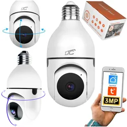 Wewnętrzna kamera obrotowa żarówka E27 Wi-Fi LTC VISION KAM34 3 Mpix