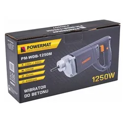 Wibrator do betonu zagęszczarka Powermat PM-WDB-1250M   buława 2 m