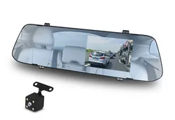 Wideorejestrator rejestrator samochodowy w lusterku Esperanza IMAGER + kamera cofania