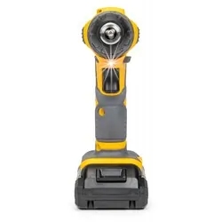 Wkrętarka wiertarka akumulatorowa 20V 1,5Ah LED Powermat PM-WA-20V1-SU zestaw 92 elementów   walizka