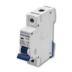 Wyłącznik nadprądowy C10 bezpiecznik AC Qoltec 1P 10A