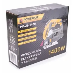 Wyrzynarka do drewna i metalu Powermat PM-JS-1400 z laserem i podświetleniem LED
