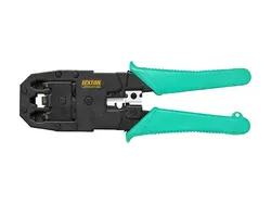 Zaciskarka do kabli przewodów sieciowych LAN ethernet metalowa RJ-45/RJ-12/RJ-11/RJ-9