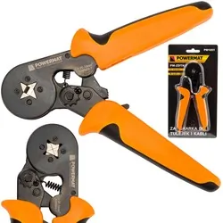 Zaciskarka do tulejek i kabli 0,25-10mm² Powermat PM-ZDTK-0.2510T