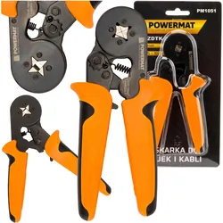 Zaciskarka do tulejek i kabli 0,25-10mm² Powermat PM-ZDTK-0.2510T