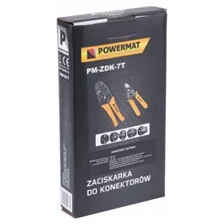 Zaciskarka do tulejek i końcówek 7w1 Powermat PM-ZDK-7T