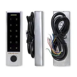 Zamek szyfrowy dotykowy Qoltec Proteus z czytnikiem linii papilarnych RFID kod karta brelok dzwonek