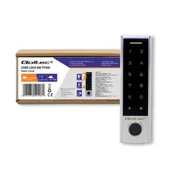 Zamek szyfrowy dotykowy Qoltec Titan z czytnikiem linii papilarnych RFID Bluetooth kod karta brelok dzwonek