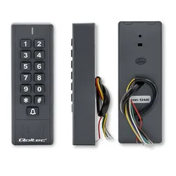 Zamek szyfrowy Qoltec CALISTO z czytnikiem RFID kod karta brelok + dzwonek