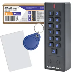 Zamek szyfrowy Qoltec CALISTO z czytnikiem RFID kod karta brelok   dzwonek